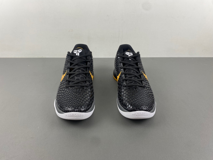 nike kobe vi black gold (ps) 429911-001