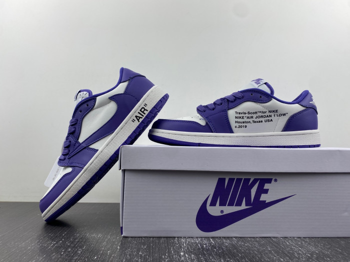 off-white x travis scott x air jordan 1 custom