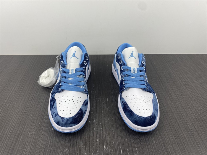air jordan 1 low washed denim dm8947-100