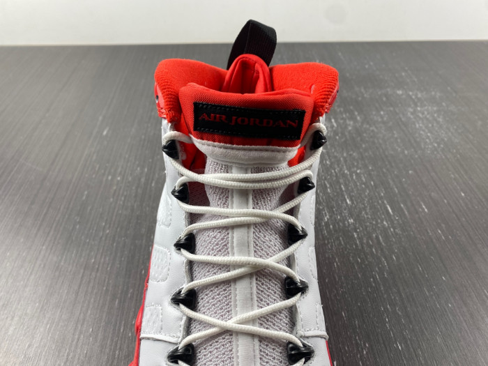 air jordan 9 retro white gym red 302370-160