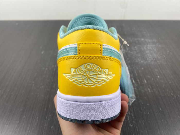 air jordan 1 low yellow white grind dx4375-800