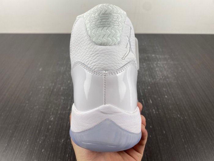 air jordan 11 retro 25th anniversary white / silver 408201-101