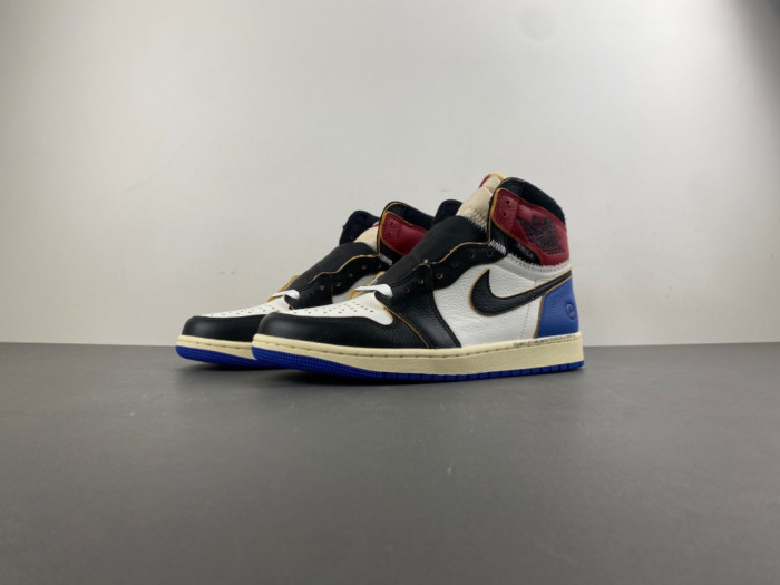 Jordan 1 Retro High OG SP Fragment x Union LA Varsity Red Sport Royal