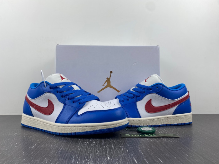 air jordan 1 low wmns "sport blue" dc0774-416