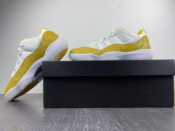 air jordan 11 low “yellow snakeskin” ah7860-107