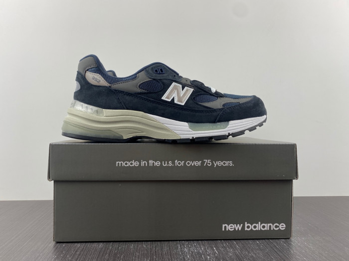 new balance 992 navy grey - m992gg