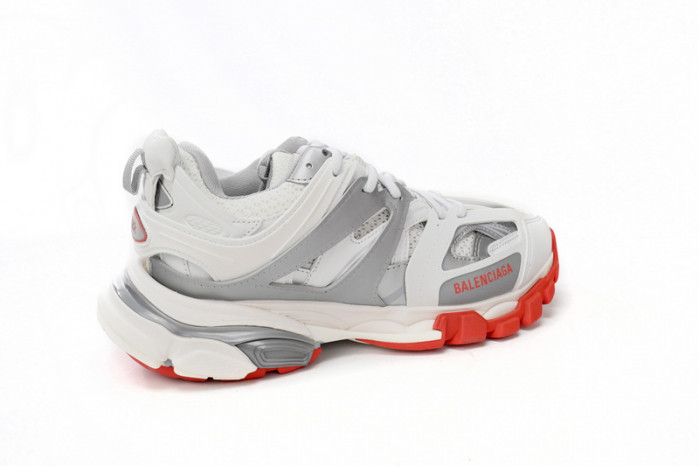 belanciaga Tess S.White Grey Red 542436 W3DB2 7663