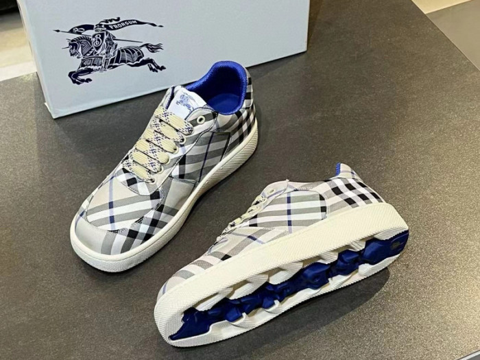 Bur*berry Check Terrace Sneakers BBR--3007