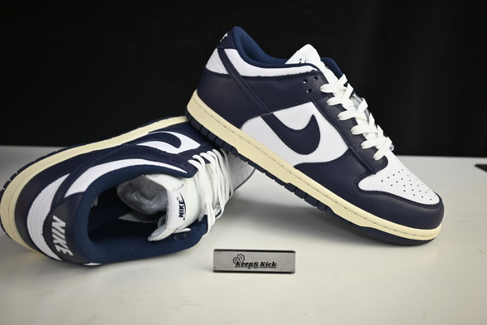 nike dunk low vintage navy dd1503-115