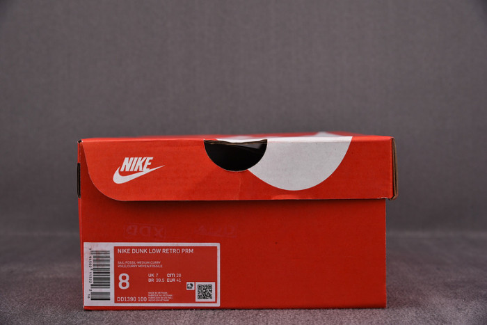 nike dunk low medium curry dd1390-100