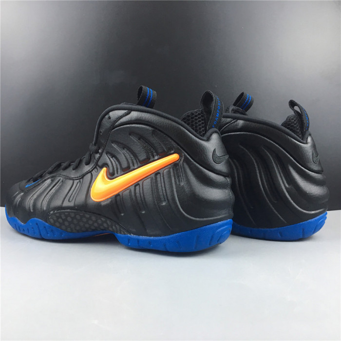 nike air foamposite pro "knicks" (black) - 624041-010
