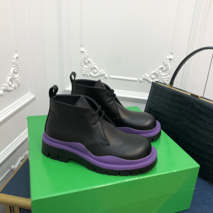 Botteg*Venta Tire Leather Ankle boots