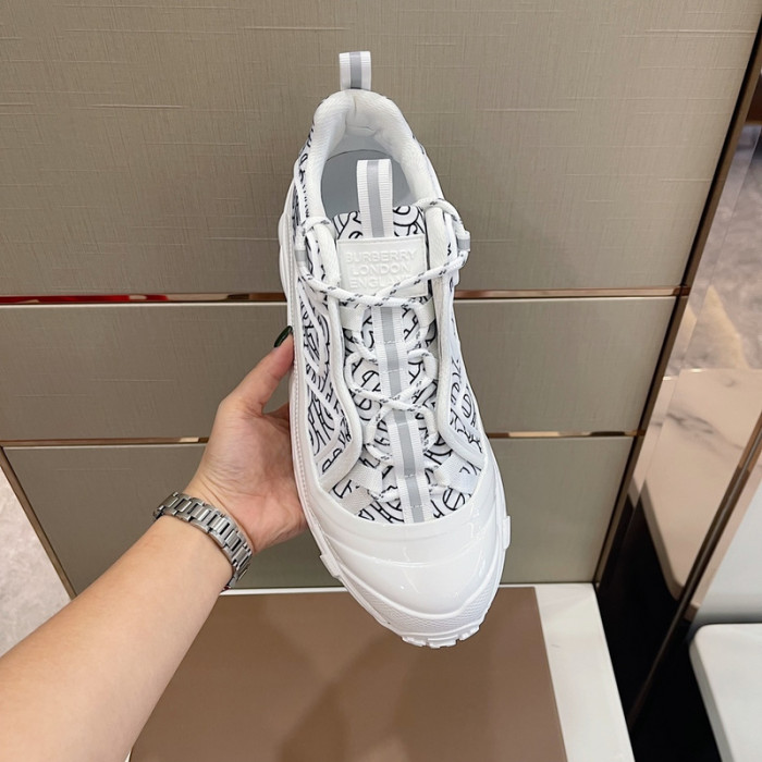 Bur*berry Check Cotton Arthur Sneakers