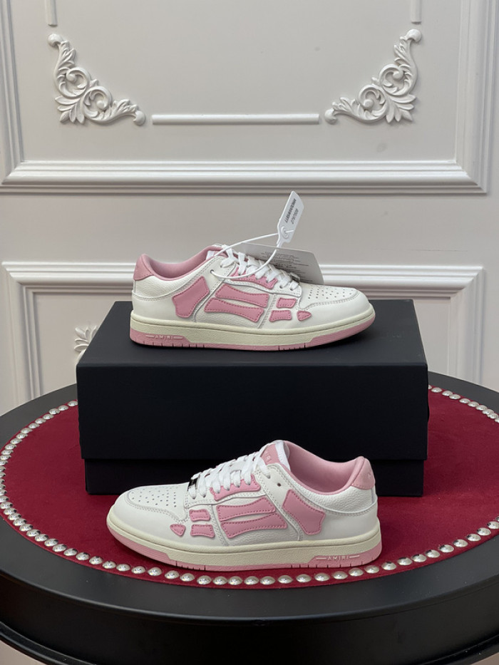 amiri* skel leather sneakers