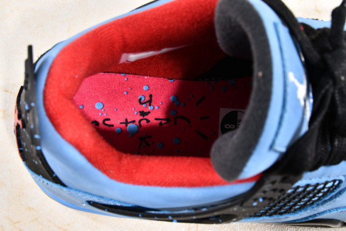 air jordan 4 retro "travis scott - cactus jack" - 308497 406