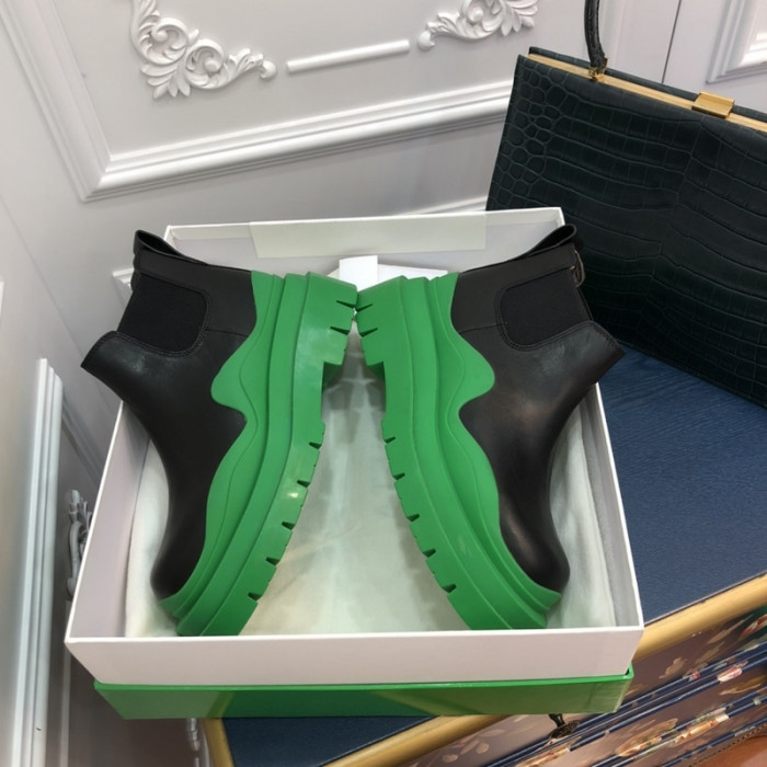 Botteg*Venta Tire Leather Ankle boots