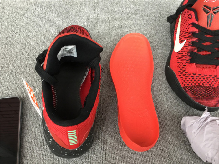 nike kobe 9 elite low university red - 653456-601