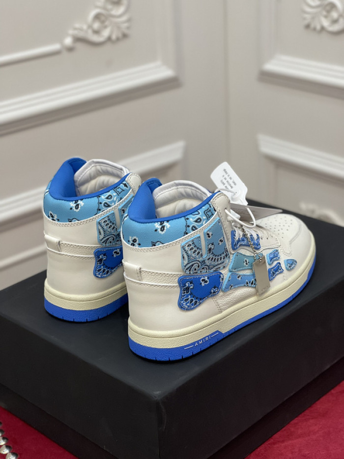 amiri* skel leather sneakers