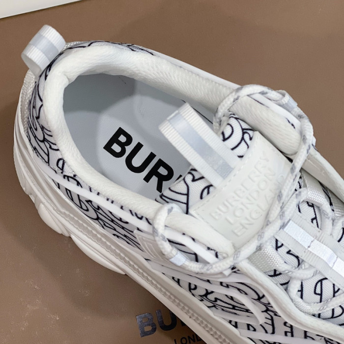 Bur*berry Check Cotton Arthur Sneakers