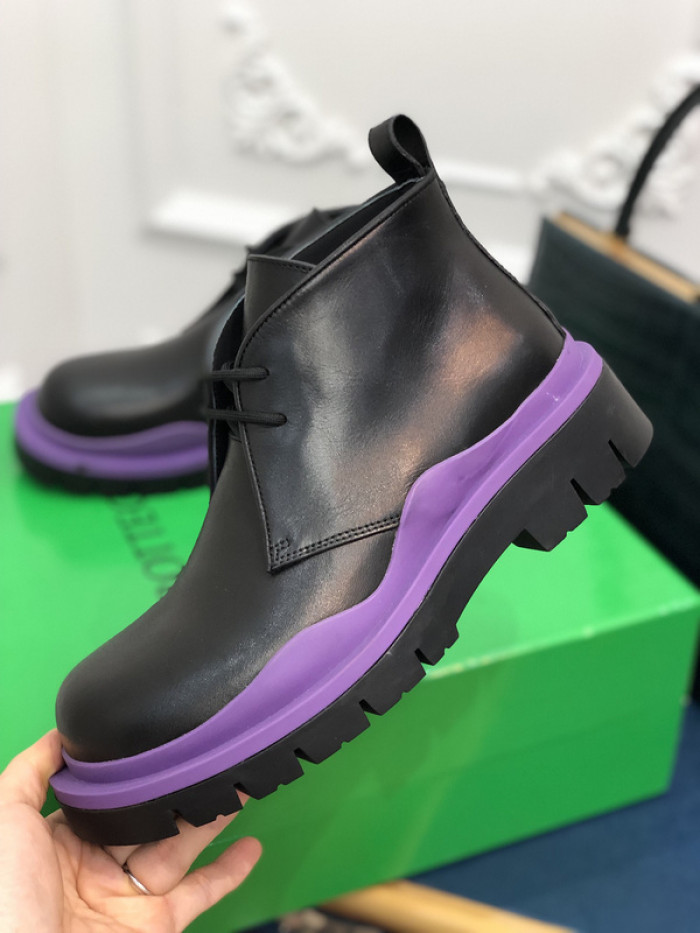 Botteg*Venta Tire Leather Ankle boots