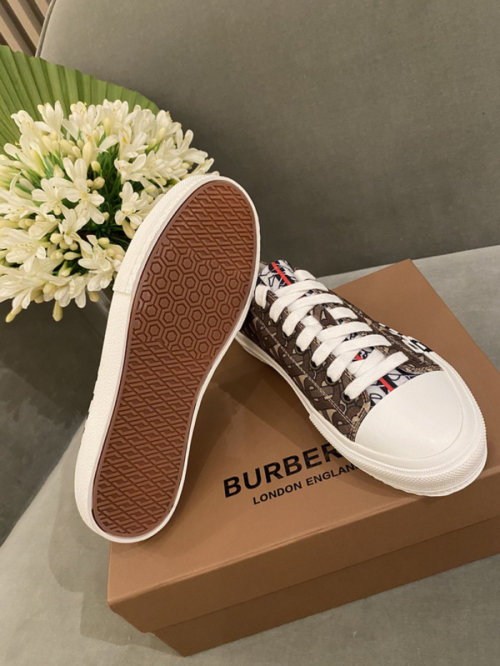Bur*berry Vintage Check Cotton Sneakers