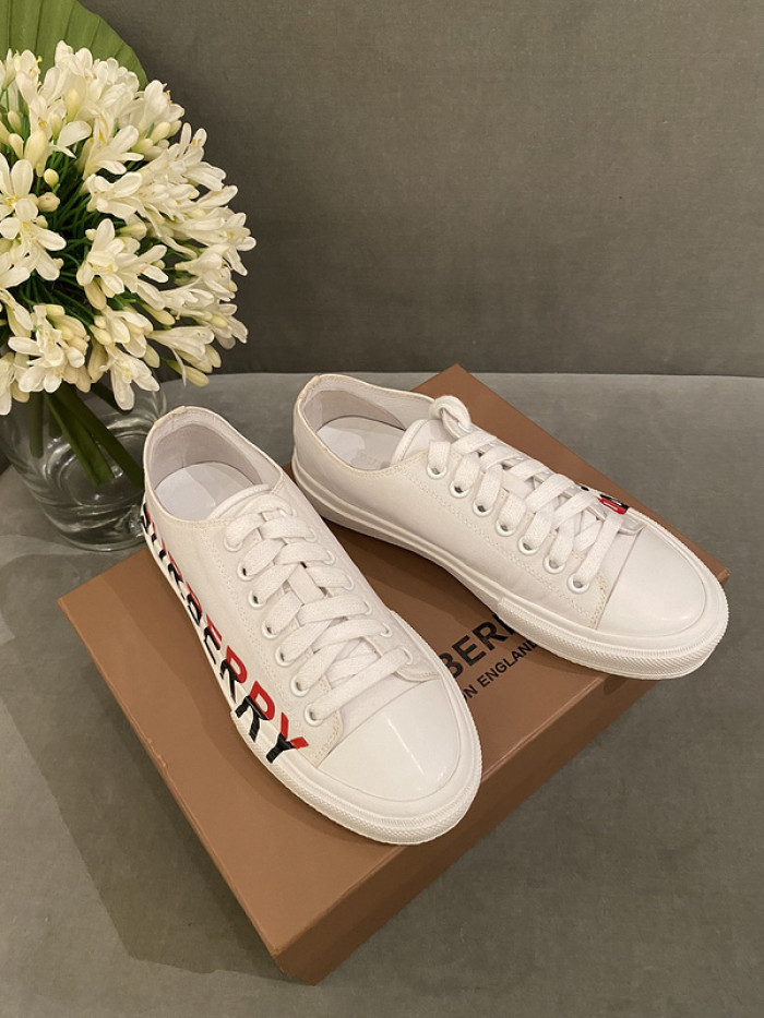 Bur*berry Vintage Check Cotton Sneakers