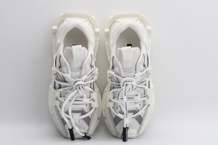mixed-material space sneakers