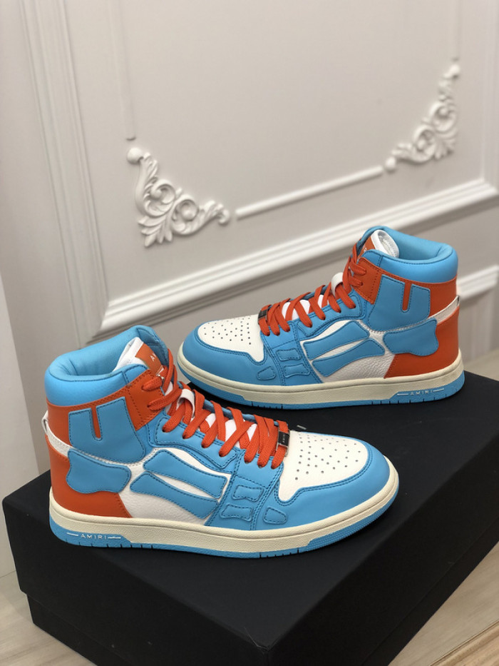 amiri* skel leather sneakers