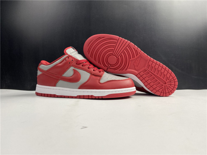nike dunk low retro medium grey varsity red unlv (2021) dd1391-002
