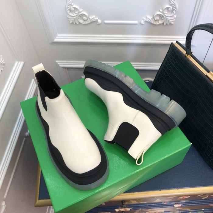 Botteg*Venta Tire Leather Ankle boots