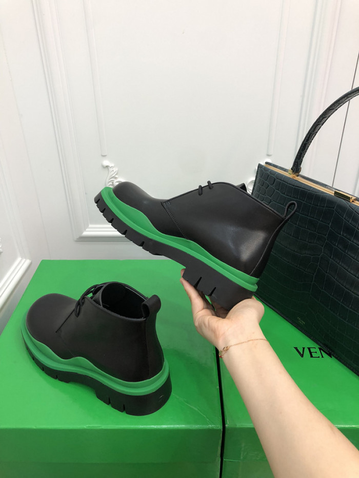 Botteg*Venta Tire Leather Ankle boots