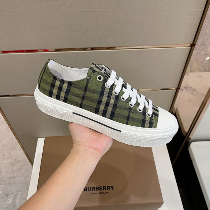 B**rry vintage check cotton sneakers