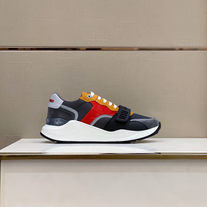 Bur*berry Vintage Check, Leather and Mesh Sneakers