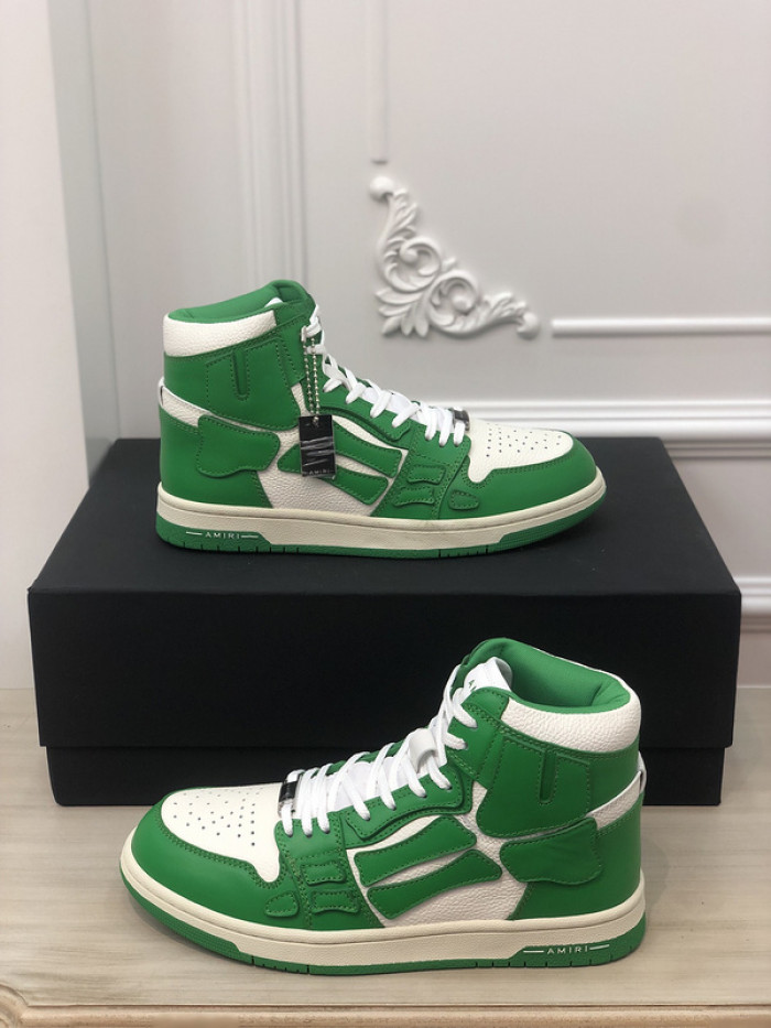amiri* skel leather sneakers
