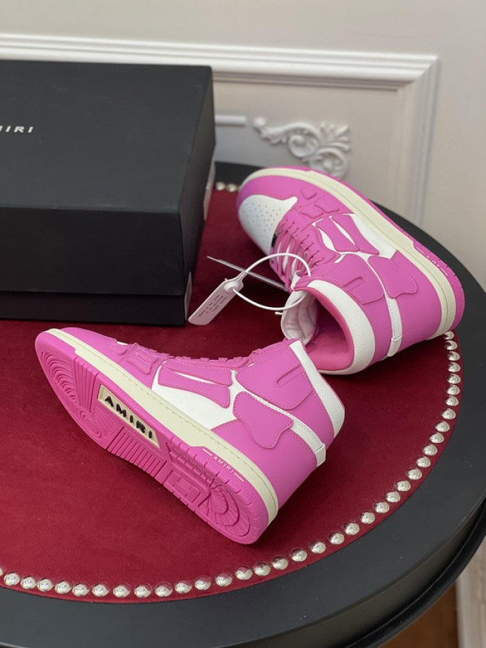 amiri* skel leather sneakers