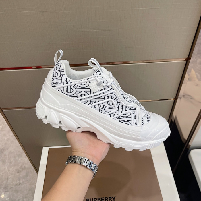 Bur*berry Check Cotton Arthur Sneakers