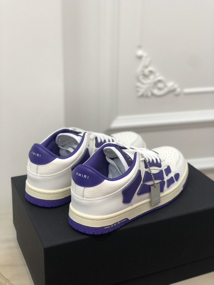 amiri* skel leather sneakers