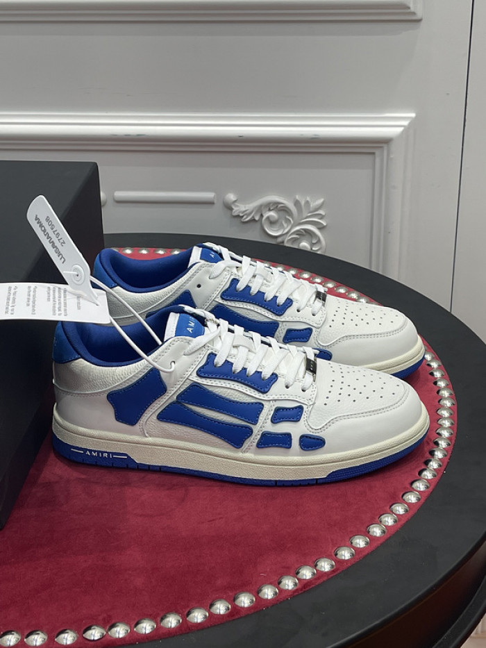 amiri* skel leather sneakers