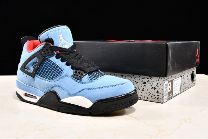air jordan 4 retro "travis scott - cactus jack" - 308497 406
