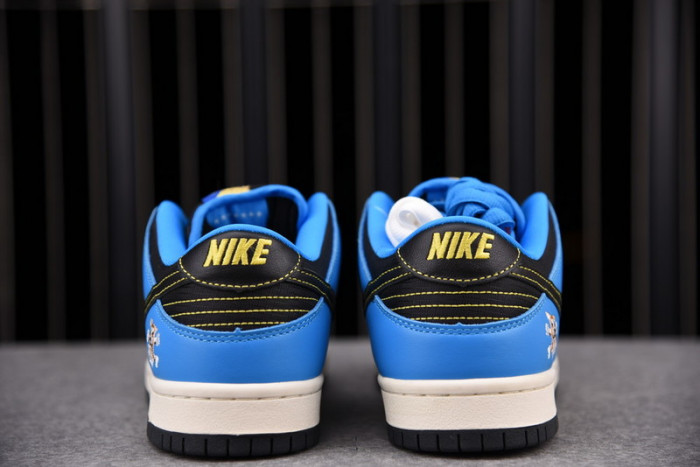 instant skateboards x nike sb dunk low shoes cz5128-400