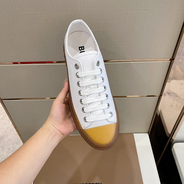 Bur*berry Vintage Check Cotton Sneakers
