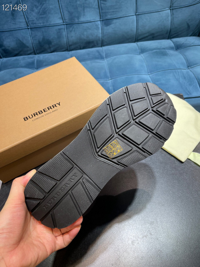 Bur*berry Vintage Check, Leather and Mesh Sneakers