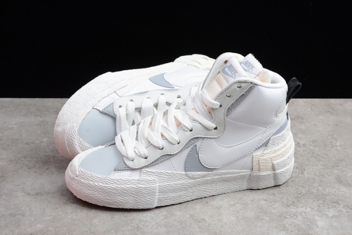 nike blazer mid sacai white grey bv0072-100