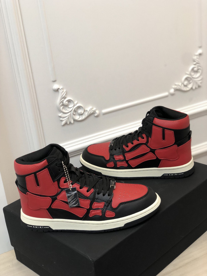 amiri* skel leather sneakers
