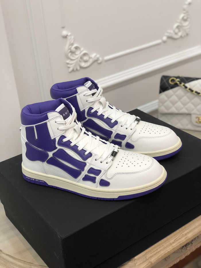 amiri* skel leather sneakers
