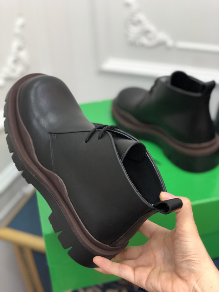 Botteg*Venta Tire Leather Ankle boots