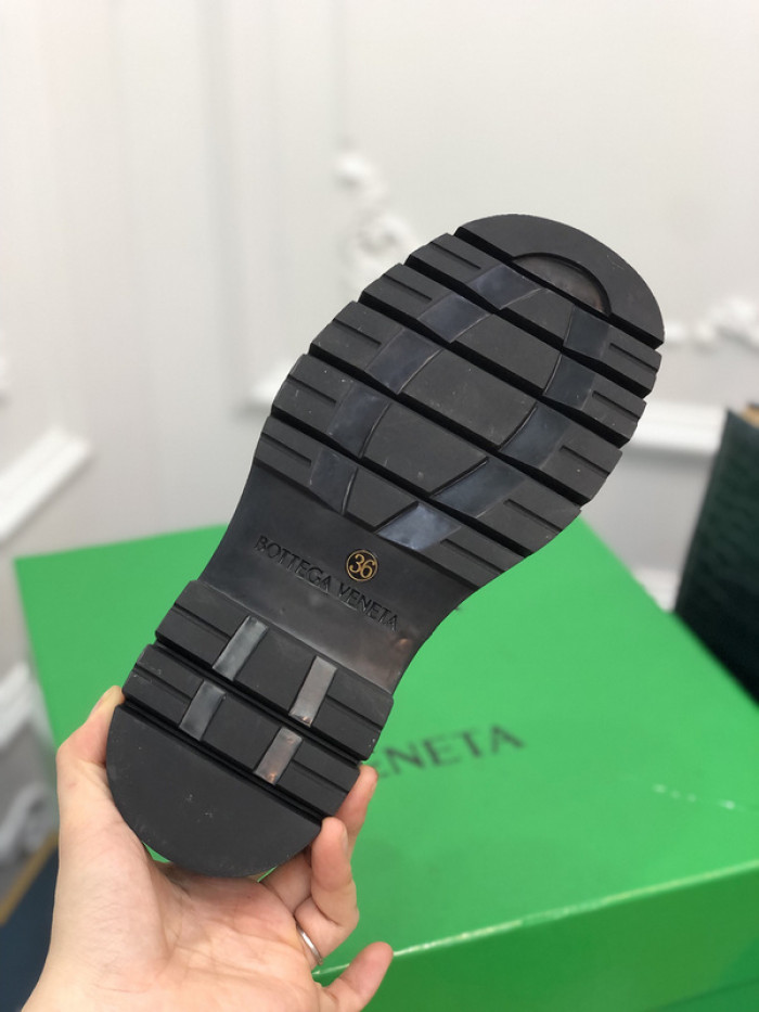 Botteg*Venta Tire Leather Ankle boots