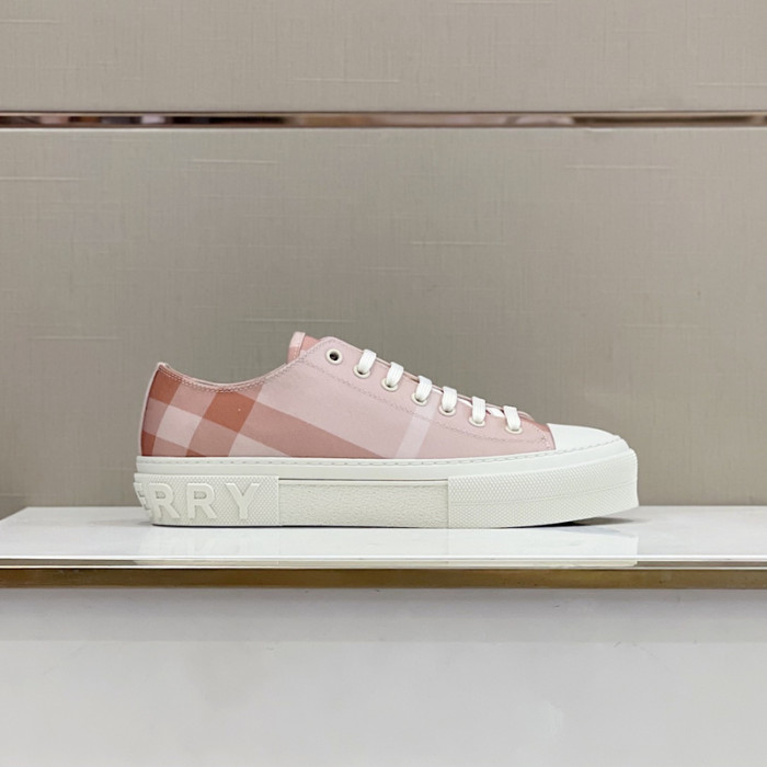 B**rry vintage check cotton sneakers