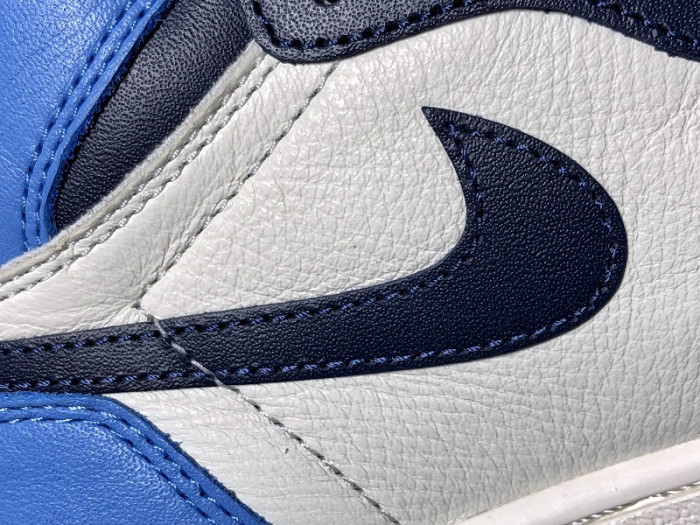 air jordan 1 retro high og "obsidian/university blue 555088-140