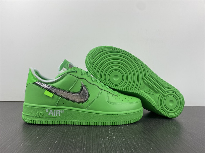 off-white x nike air force 1 low green dx1419-300